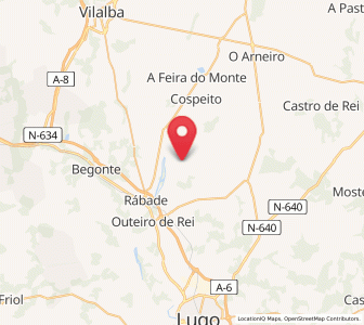 Map of Sisoy, Galicia