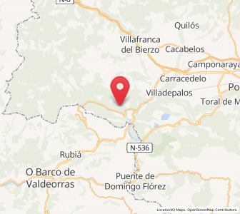Map of Sobrado, Castille and León