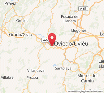 Map of Sograndio de Arriba, Asturias