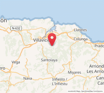 Map of Solares, Asturias