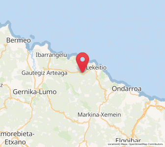 Map of Solarte, Basque Country