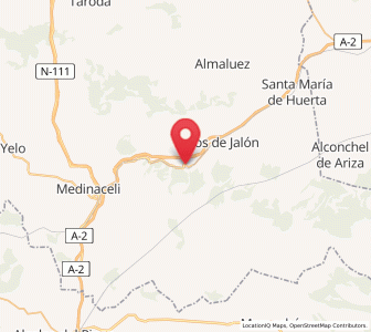 Map of Somaén, Castille and León