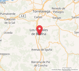 Map of Somahoz, Cantabria