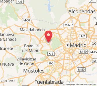 Map of Somosaguas, Madrid