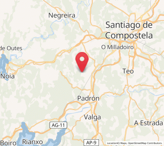 Map of Sorribas, Galicia