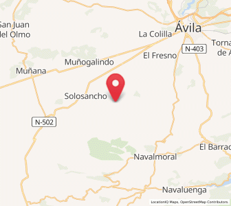 Map of Sotalbo, Castille and León