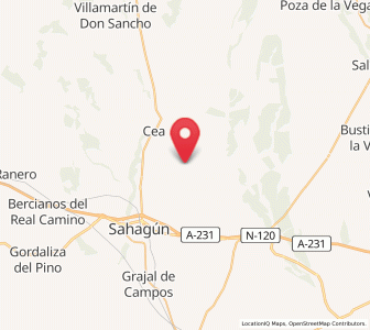 Map of Sotillo de Cea, Castille and León