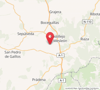 Map of Sotillo, Castille and León