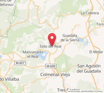 Map of Soto del Real, Madrid