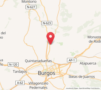Map of Sotopalacios, Castille and León