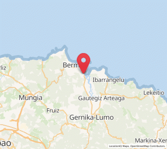 Map of Sukarrieta, Basque Country