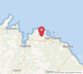 Map of Sumoas, Galicia
