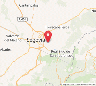 Map of Tabanera del Monte, Castille and León