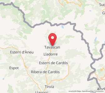 Map of Tabescán, Catalonia