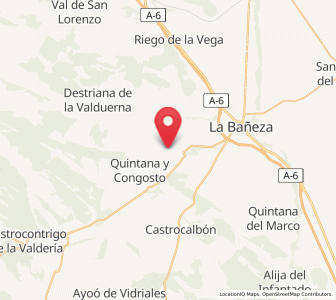 Map of Tabuyuelo de Jamuz, Castille and León