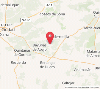 Map of Tajueco, Castille and León