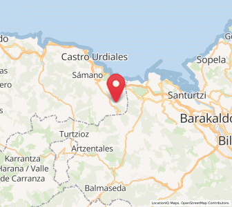 Map of Talledo, Cantabria