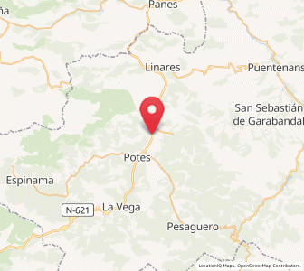 Map of Tama, Cantabria