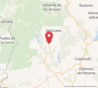 Map of Tamajón, Castille-La Mancha