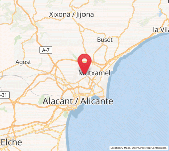 Map of Tángel, Valencia