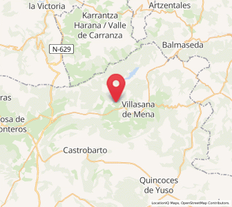 Map of Taranco, Castille and León