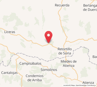 Map of Tarancueña, Castille and León
