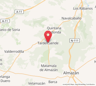 Map of Tardelcuende, Castille and León