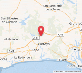 Map of Tariquejo, Andalusia