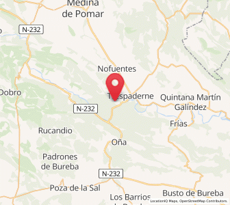 Map of Tartalés de Cilla, Castille and León