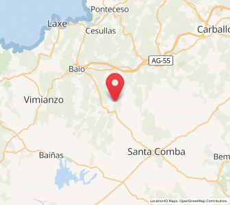 Map of Teixidón, Galicia