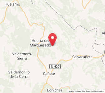 Map of Tejadillos, Castille-La Mancha