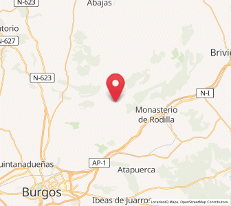 Map of Temiño, Castille and León