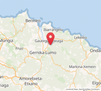 Map of Terlegiz, Basque Country