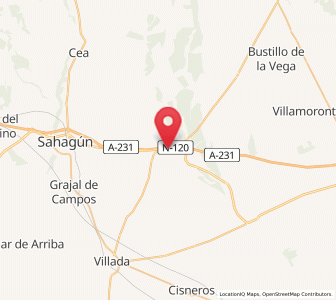 Map of Terradillos de Templarios, Castille and León