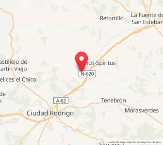 Map of Tesos Miradores, Castille and León