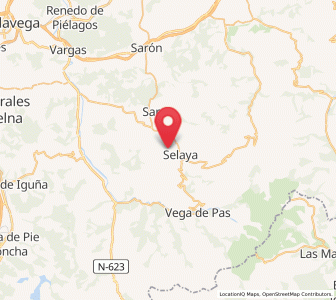 Map of Tezanos, Cantabria