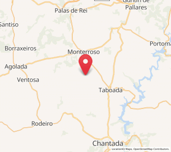 Map of Timós, Galicia