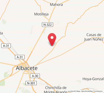 Map of Tinajeros, Castille-La Mancha