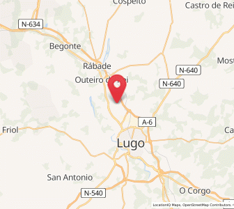 Map of Tirimol, Galicia
