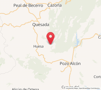 Map of Tiscar, Andalusia