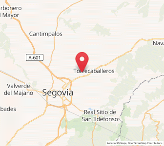 Map of Tizneros, Castille and León
