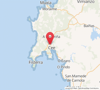 Map of Toba, Galicia