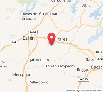 Map of Tobaruela, Andalusia