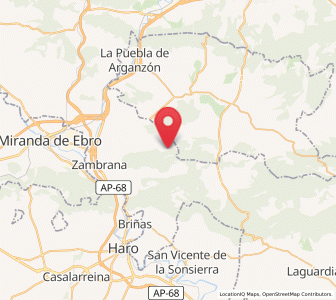 Map of Tobera, Basque Country