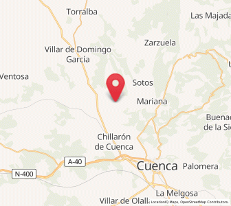 Map of Tondos, Castille-La Mancha