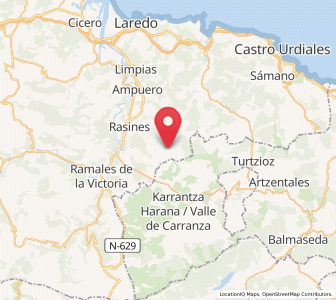 Map of Torcollano, Cantabria