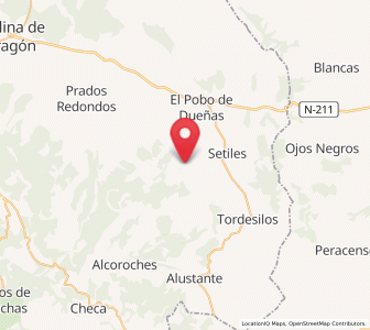 Map of Tordellego, Castille-La Mancha