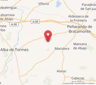Map of Tordillos, Castille and León