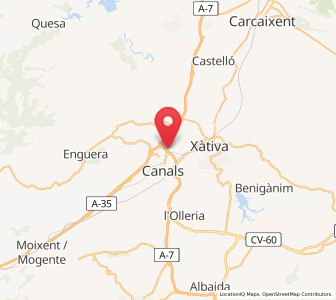 Map of Torre Cerdá, Valencia