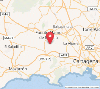 Map of Torre del Ángel, Murcia